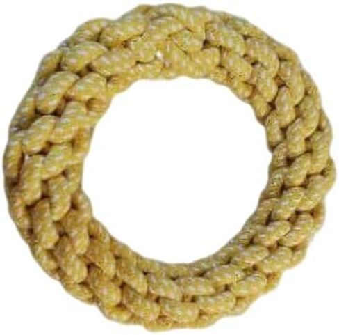 Dog Rope Ring Toy,Dog Chew Toy,Dog Training Toy,Dog Exercise Toy,Made by Material for Protecting Teeth, Dog Toy for Medium to Large Breed Dogs (Green) in Saudi Arabia