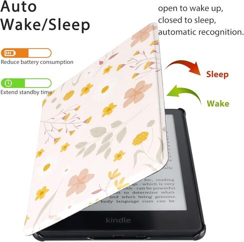 حافظة CoBak لجهاز Kindle Paperwhite - غطاء جلد PU جديد تمامًا مع ميزة التنبيه التلقائي للنوم لجهاز Kindle Paperwhite Signature Edition وKindle Paperwhite الجيل الحادي عشر 2021 in Saudi Arabia
