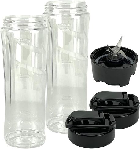 Cross Blade and 20 oz Cup with To-Go Lid Replacement Part Compatible with Oster BLSTAV BLSTPB My Blend 250-Watt Blender in Kuwait