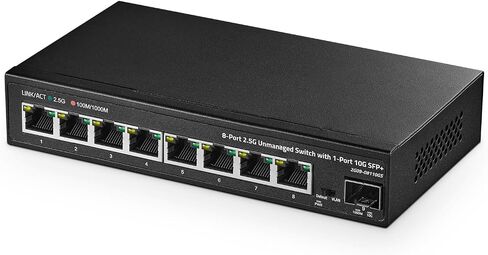 Binardat 28 Port 2.5G Web Managed Switch, 24x2.5G Ethernet, 4x10 Gigabit SFP Ports, Web/CLI L3 Managed, Metal Multi-Gigabit Desktop/Rackmount Network Switch in Saudi Arabia