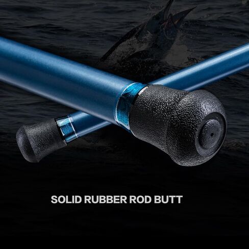Goture Surf Spinning Fishing Rod 3-Piece Portable Carbon Fiber Travel Surf Rod Saltwater Spinning Rod 12FT/13FT/14FT in Kuwait