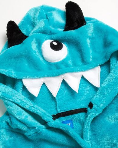 ONLY BOYS Bathrobe - Plush Fleece Bathrobe: Crocodiles, Sharks, Dinosaurs, Ninjas (6-14) in Kuwait