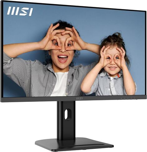 شاشة مكتب MSI PRO MP275Q مقاس 27 بوصة WQHD - لوحة IPS 2560 × 1440، 100 هرتز، شاشة صديقة للعين، مكبرات صوت مدمجة، قابلة للتعديل - HDMI 2.0b، DP (1.2a) in Kuwait