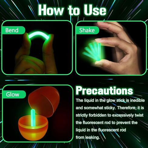 Jenaai 500 Pcs Fishing Glow Sticks Bulk for Bobbers Mini Glow Stick Rod Tip for Fishing Poles Small Glow Sticks for Night Fish Easter Eggs Easter Basket Stuffer(1.5 Inch,Green) in Kuwait