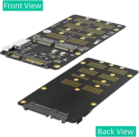 2 في 1 كومبو M.2(NGFF) NVMe SSD/SATA-Bus SSD إلى SFF-8611/8612 ومحول SATA in Saudi Arabia