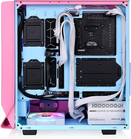 Thermaltake Ceres 350 MX/Bubble Pink/Mid Tower/CT140 ARGB Fan*2/CT140 Fan*1/Mesh & TG Front Panel/Hidden-Connector MB/CA-1Z3-00MAWN-00 in Saudi Arabia