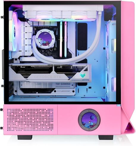 Thermaltake Ceres 350 MX/Bubble Pink/Mid Tower/CT140 ARGB Fan*2/CT140 Fan*1/Mesh & TG Front Panel/Hidden-Connector MB/CA-1Z3-00MAWN-00 in Saudi Arabia
