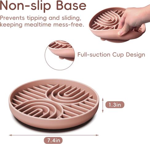 Slow Feeder Dog Bowls, Silicone Slow Feeder for Dogs & Puppies, Dog Puzzle Bowl with Suction Cups for Anxiety Relief, Slow Eating, Dishwasher Fit, for All Breed, Green in Saudi Arabia