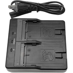 Dual Battery Charger for Sokkia, CDC68 Battery Charger Station for Sokkia BDC46 BDC58 BDC70 Battery Total Station