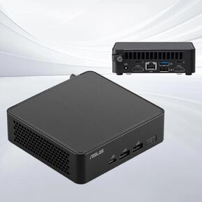 ASUS NUC Pro 14 Ultra 5 AI Mini Desktop | Intel Ultra 5 125H | 32GB DDR5 RAM 2TB SSD | Wi-Fi 6 | HDMI | Bluetooth|Windows 11 Pro | Black | Perfect for Home, Business, and Gaming