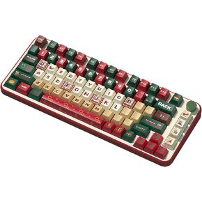 PBT Keycaps, 138 Keys Christmas Theme Cherry Profile Keycaps Dye-Sublimation, Custom Keyboard Keycaps Set for 61/64/68/84/87/100/104/108 MX Mechanical Keyboard