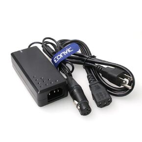Eonvic 4 Pin XLR Female 12V 3A AC DC Power Adapter Cable for Aja Ki Pro Cooper CS104 Fostex PD-4 PD-6
