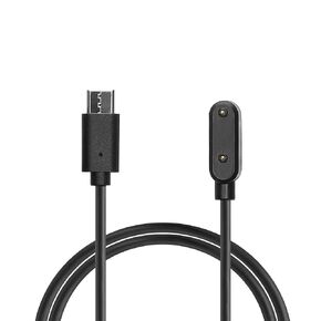 kwmobile Charger Compatible with Huawei Band 9 / Band 8 / Watch Fit 2 / Watch Fit Mini - Charger USB-C Cable for Charging Smart Watch - Black