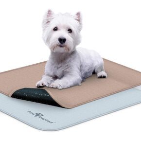 Paw Inspired Washable Pee Pads for Dogs: Crate Series | for Use with 30’’ Kennels | Reusable, Waterproof Pet Pads for Puppy Training, Whelping, Senior Dogs with Incontinence, and More (2 Pack)