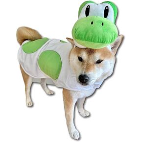 ComfyCamper Green Dinosaur Headpiece and Cape Costume - XXS XXL Cosplay Halloween Costumes Holiday Christmas, M