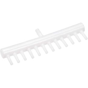 uxcell 8mm to 4mm 12 Way Aquarium Air Line Tubing Splitter Connector Fish Tank Plastic Air Flow Divider Oxygen Splitter Lever Valve