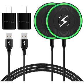 Wireless Motorola Charger Fast Charging Pad for Motorola Razr+ 2024 Edge 2024,G Stylus 5G,G Power,Razr 50 Ultra,iPhone 16 15,Samsung Android Phone Cargador para Adapter for Galaxy S24 Ultra S23FE S22