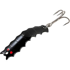 AL's Goldfish Lure Company, H100 Helgy Freshwater Fishing Spoon Lure with Treble Hook for Crappie, Perch, Panfish, Trout, Salmon and Bass. 1/4 oz. 1-3/4", 8 Hook