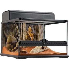 Exo Terra Short All Glass Terrarium, 18 by 18 by 12-Inch