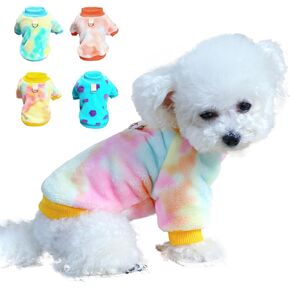 Dog Sweater, Dog Sweaters for Small Dogs, Dog Clothes for Small Dogs Girl Boy, Ultra Soft and Warm Puppy Cat Pet Sweater Dog Coat for Winter D-Blue M