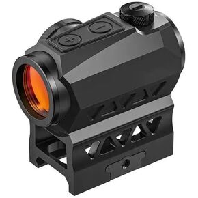 2MOA Red Dot Sight Motion Awake 1x20mm Compact Red Dot Optics Scope with Co-Witness Riser and Low-Profile Mount Riflescope for Picatinny Mount