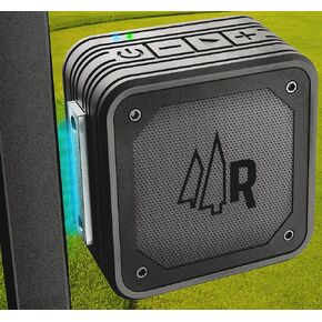 RANGLAND Golf Cart Bluetooth Speaker with Magnetic Mount and Protective EVA Carrying Case - Waterproof Wireless Speaker (for Job Sites, Portable Travel, Golfing and More)