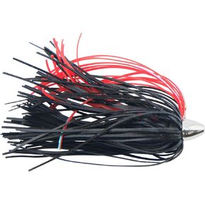 C&H, King Buster Lure, Chartreuse/Green Firetail Skirt, 1/8 oz / 3.5 g Head, 2.5 in / 6.35 cm, 3 pc
