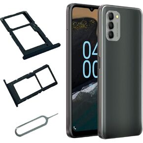 for Nokia G400 TA-1530 TA-1448 TA-1476 N1530DL Single SIM Card Tray MicroSD Holder Slot + Pin，Black