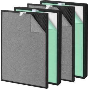 XBWW Replacement Air Filter for Turonix PH950 and Extract-All AMB1 Purifier,4 Stages of Filtration with True HEPA/Blue Cotton Filter, Activated Carbon, and Cold Catalyst Filter