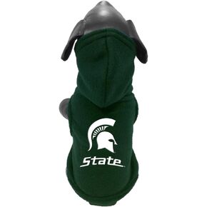 NCAA Michigan State Spartans Polar Fleece Hooded Dog Jacket