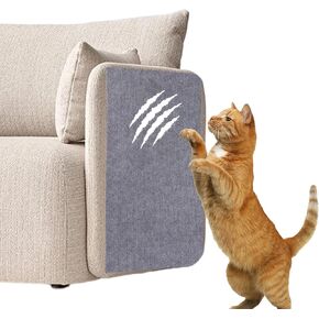 Cat Scratch Couch Furniture Protector,78.7"x 15.8"Adhesive Cat Couch Protector,Sofa Protector for Cats,Cat Scratcher,Couch Corner Protector from Cat Claws Scratching Indoor Cat(1 PC)