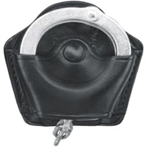 Gould & Goodrich B840 Gold Line Handcuff Case With Belt Loop (Black) Holds most chain or hinged cuffs.