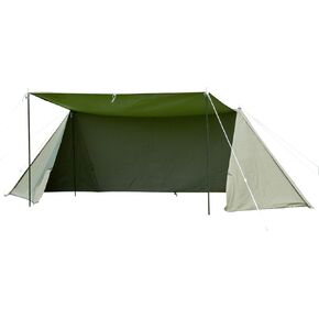 Hot Tent Canvas Tent Single Person Tent 4 Season Tent Camping Shelter Survival Tent Motorcycle Tent Military Tent Army Tent Hunting Tent Bushcraft Tent, Inner Tent Included