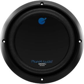 Planet Audio AC10D Anarchy Series 10 Inch Car Subwoofer - 1500 Watts Max, Dual 4 Ohm Voice Coil, Sold Individually, for Truck, Boxes, Enclosures, Use with Amplifier