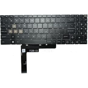 Blue Backlit Replacement Keyboard Compatible with MSI Raider GE78 Katana 15 B12V MS-1585 B13V Katana 17 B13U B13V MS-17L5 Pulse 15 B13V Pulse 17 B13V Cyborg 15 Air A12VF A12VE MS-15K1 A13VF