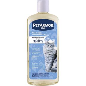 PetArmor Plus Flea & Tick Protection Oatmeal Shampoo for Dogs, 18oz