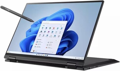إل جي جرام 16 بوصة 2 في 1 WQXGA كمبيوتر دفتري يعمل باللمس، إنتل كور i7-1360P 2.2 جيجا هرتز، 16 جيجا رام، 1 تيرابايت SSD، ويندوز 11 برو، أسود in Saudi Arabia