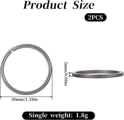 Titanium Quick Release Keychain Key Rings for Keychains Detachable Key Chains Men Carabiner Keychain Ring Car Key Chain Titanium Key Rings Pull Apart Key Rings for Men and Women in Saudi Arabia