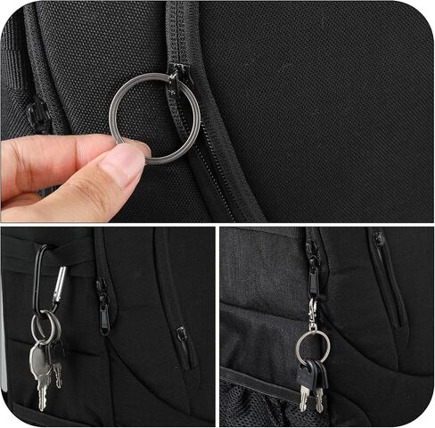 Titanium Quick Release Keychain Key Rings for Keychains Detachable Key Chains Men Carabiner Keychain Ring Car Key Chain Titanium Key Rings Pull Apart Key Rings for Men and Women in Saudi Arabia