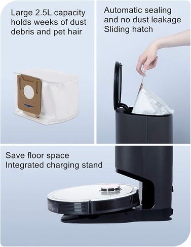 Mochenli Replacement Parts for Yeedi K781+ ,Vac Station ,Vac max, Ecovacs Deebot OZMO T8 T8 Max T8 AIVI T5 & T8 Series Robot Vacuum Cleaner in Saudi Arabia