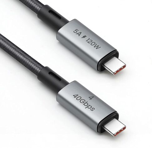 انكر كيبل USB 4 515 بطول 3.3 قدم، يدعم شاشة 8K HD، نقل بيانات 40 جيجابايت في الثانية، كيبل شحن USB C الى نوع سي، 240 واط، للابتوب والموزع والقاعدة والمزيد in Kuwait