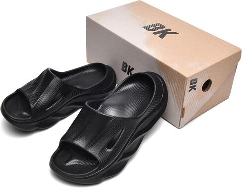 شرائح VIYEAR النسائية للرجال مع دعم قوس مريح لالتهاب اللفافة الأخمصية، صنادل رياضية سميكة لتقويم العظام للجنسين تقلل الضغط على القدمين in Kuwait