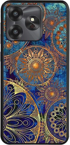 QUIETIP Case Compatible with UMIDIGI G6 5G with Screen Protector,Shockproof Protective Cover,Mandala in Saudi Arabia