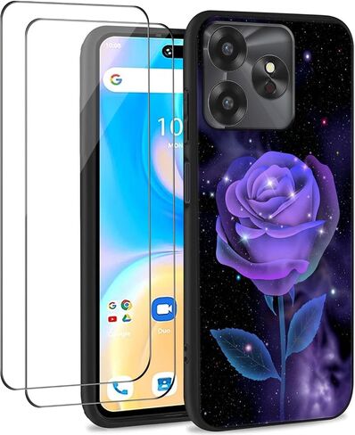 QUIETIP Case Compatible with UMIDIGI G6 5G with Screen Protector,Shockproof Protective Cover,Mandala in Saudi Arabia