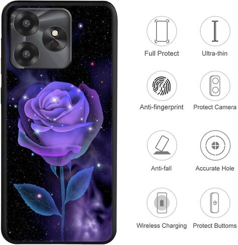 QUIETIP Case Compatible with UMIDIGI G6 5G with Screen Protector,Shockproof Protective Cover,Mandala in Saudi Arabia