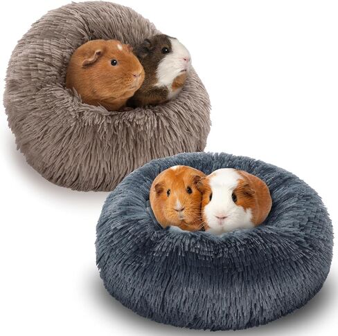 BALAPET 2 Pack Plush Guinea Pig Bed Small Pet Hideout Washable Cage Accessories Burrowing Pet Bed for Guinea Pigs,Chinchilla, Hamsters, Hedgehog and Other Small Animals in Saudi Arabia