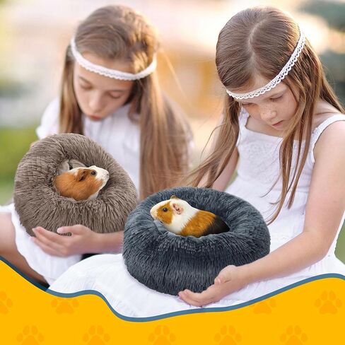 BALAPET 2 Pack Plush Guinea Pig Bed Small Pet Hideout Washable Cage Accessories Burrowing Pet Bed for Guinea Pigs,Chinchilla, Hamsters, Hedgehog and Other Small Animals in Saudi Arabia