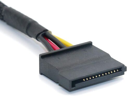 ATX 4-pin to SATA Hard Drive Power Adapter Cable for motherboards in Saudi Arabia