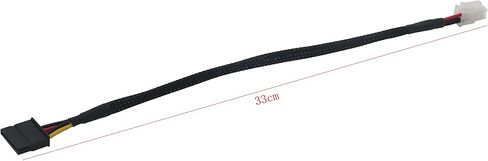 ATX 4-pin to SATA Hard Drive Power Adapter Cable for motherboards in Saudi Arabia