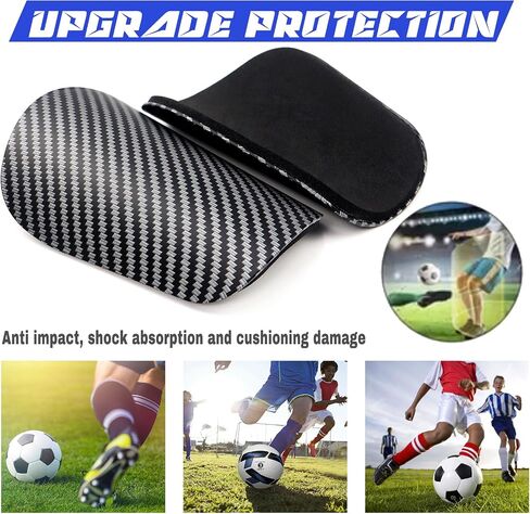 Mini Shin Guards Soccer-2 Pairs Small shin Guards and 2 Pairs Strap Shin Fixed Straps for 4-6,Match Equipment Protective Tiny shin Guards Soccer in Kuwait